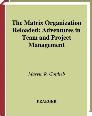 Imagen de portada: The Matrix Organization Reloaded 1st edition