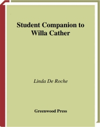 Immagine di copertina: Student Companion to Willa Cather 1st edition