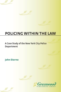 صورة الغلاف: Policing within the Law 1st edition
