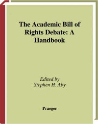 Cover image: The Academic Bill of Rights Debate 1st edition