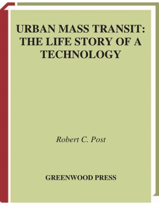 Cover image: Urban Mass Transit 1st edition 9780313339165