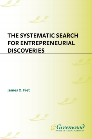 Cover image: The Systematic Search for Entrepreneurial Discoveries 1st edition