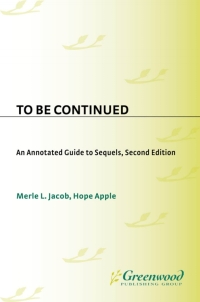 Cover image: To Be Continued 2nd edition