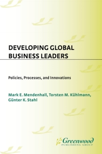 Cover image: Developing Global Business Leaders 1st edition