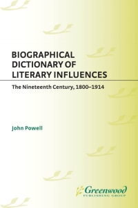 Cover image: Biographical Dictionary of Literary Influences 1st edition