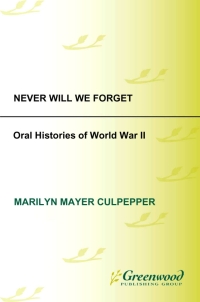 Cover image: Never Will We Forget 1st edition