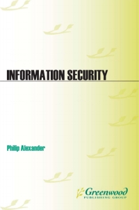 Cover image: Information Security 1st edition