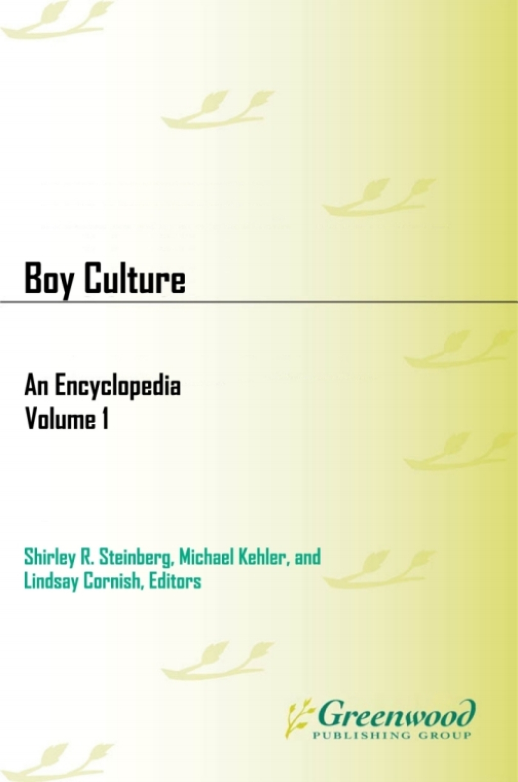 Boy Culture [2 volumes] An Encyclopedia [2 volumes] 1st Edition