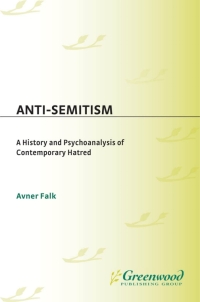 Imagen de portada: Anti-Semitism 1st edition