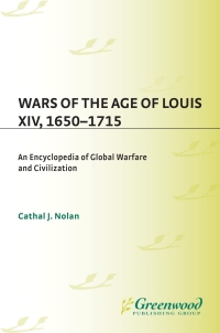 Immagine di copertina: Wars of the Age of Louis XIV, 1650-1715 1st edition