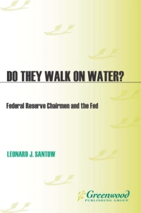 Imagen de portada: Do They Walk on Water? 1st edition