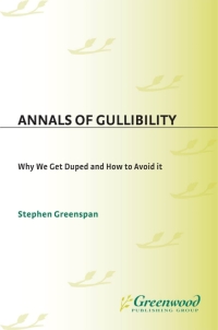 Cover image: Annals of Gullibility 1st edition