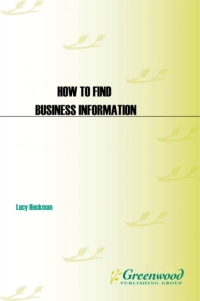Cover image: How to Find Business Information 1st edition