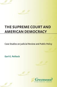 Cover image: The Supreme Court and American Democracy 1st edition