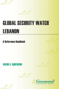 صورة الغلاف: Global Security Watch—Lebanon 1st edition