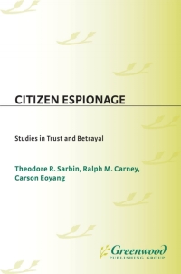 Imagen de portada: Citizen Espionage 1st edition