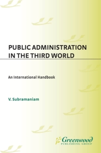 Titelbild: Public Administration in the Third World 1st edition