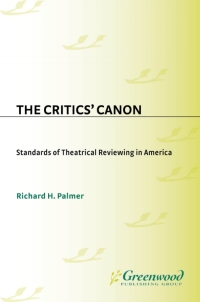 Cover image: The Critics' Canon 1st edition