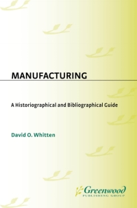 Cover image: Manufacturing 1st edition