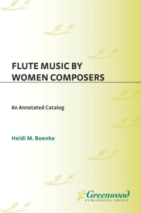 Titelbild: Flute Music by Women Composers 1st edition