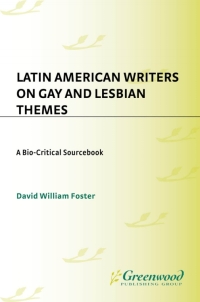 Cover image: Latin American Writers on Gay and Lesbian Themes 1st edition