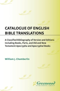 Cover image: Catalogue of English Bible Translations 1st edition