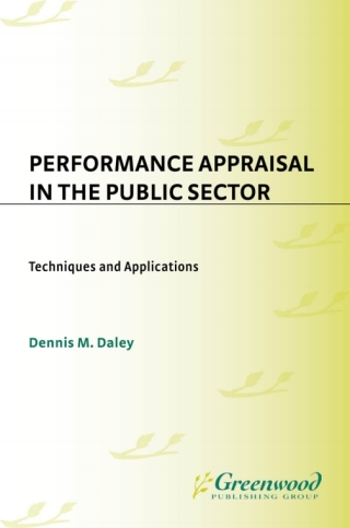 Cover image: Performance Appraisal in the Public Sector 1st edition