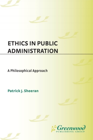 Cover image: Ethics in Public Administration 1st edition
