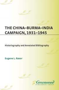 Imagen de portada: The China-Burma-India Campaign, 1931-1945 1st edition