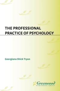 Cover image: The Professional Practice of Psychology 1st edition