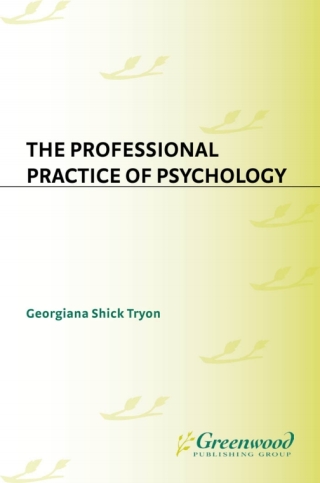 Imagen de portada: The Professional Practice of Psychology 1st edition