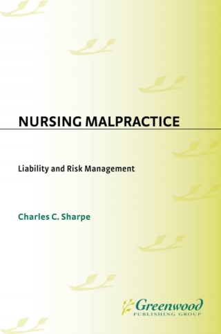 Cover image: Nursing Malpractice 1st edition