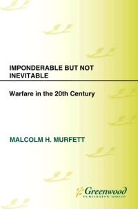 Imagen de portada: Imponderable but Not Inevitable 1st edition