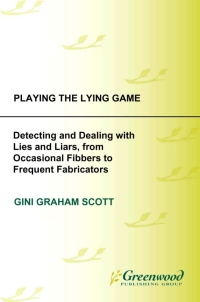 Imagen de portada: Playing the Lying Game 1st edition