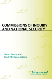 Cover image: Commissions of Inquiry and National Security 1st edition