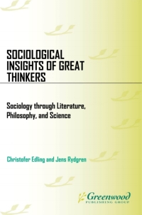 Cover image: Sociological Insights of Great Thinkers 1st edition