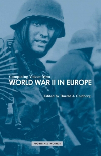 Omslagafbeelding: Competing Voices from World War II in Europe 1st edition