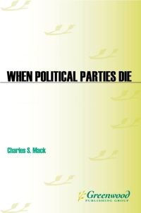 Cover image: When Political Parties Die 1st edition