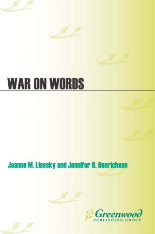 Cover image: War on Words 1st edition