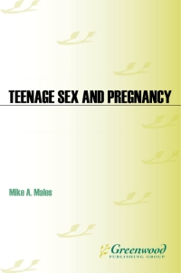 Imagen de portada: Teenage Sex and Pregnancy 1st edition