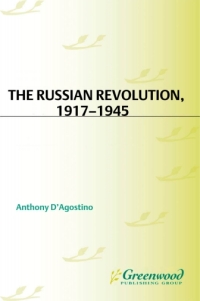 Imagen de portada: The Russian Revolution, 1917–1945 1st edition