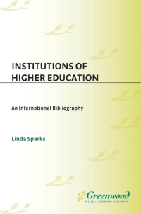 Cover image: Institutions of Higher Education 1st edition