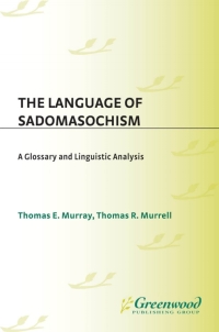 Omslagafbeelding: The Language of Sadomasochism 1st edition