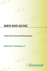 Cover image: Men and Aging 1st edition