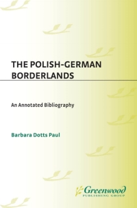 Cover image: The Polish-German Borderlands 1st edition