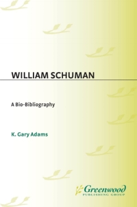 Cover image: William Schuman 1st edition