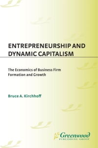 Titelbild: Entrepreneurship and Dynamic Capitalism 1st edition