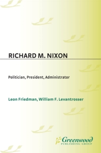 Imagen de portada: Richard M. Nixon 1st edition