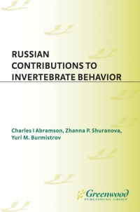 Imagen de portada: Russian Contributions to Invertebrate Behavior 1st edition