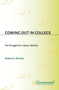 Cover image: Coming Out in College 1st edition